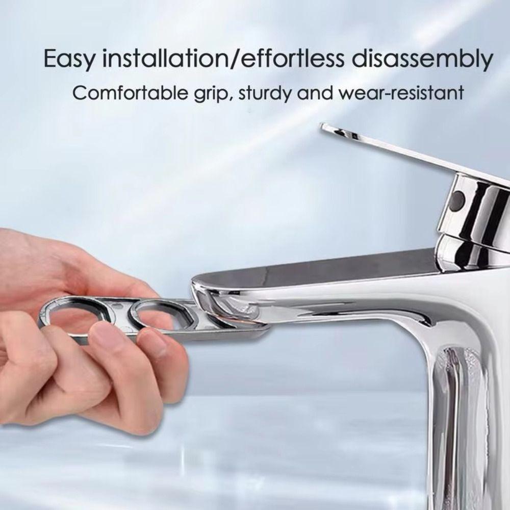 2 in 1 Wasserhahn Auslauf Demontagewerkzeug Wasserdurchfluss Einstellhähne Wartungswerkzeuge