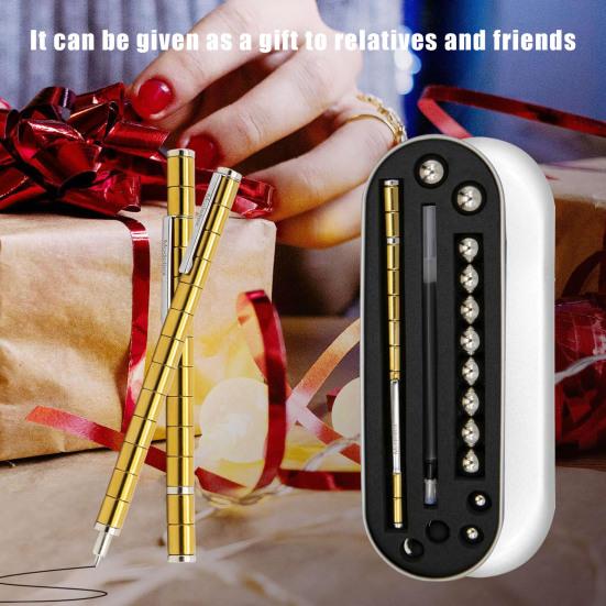 Magnetic Fidget Pen Decompression Magnet Metal Writing Toy Stress Relief Multifunctional Deformable Writing Pen Kids Toy