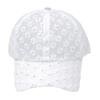 Gorra de Béisbol Ligera de Verano Bordado de Flores Sombrero para el Sol para Exteriores Moda Femenina