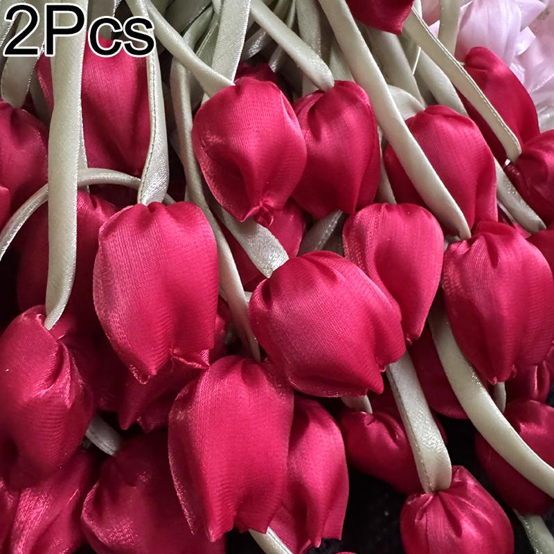 

2PC Gift Box Accents Clothing Decorations Headwear Elegant Floral Photography Props Flower Packaging DIY Ties Curtains 2PC