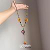 Turquoise Oval Beaded Necklace – Ethnic, Colorful, Retro Clavicle Chain for Women.