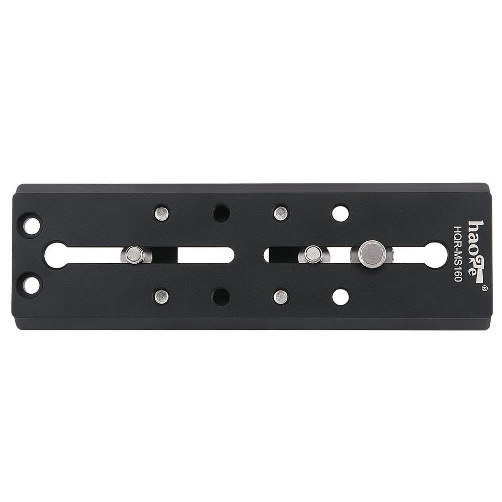 Haoge 160mm Camera Long Slide Quick Release Plate for Sachtler Tripods with Fluid Head DV10 (FSB4, FSB6, FSB6T, FSB8, FSB8T, FSB10, FSB10T, 3+3, 5+5