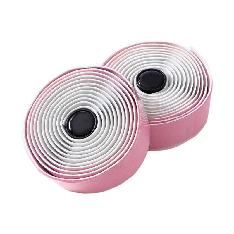 2Pcs Road Bikes Handlebars Tape Nonslip Shock Absorption Handlebars Tape Cycling Handle Wrap Cycling Handlebars Tape