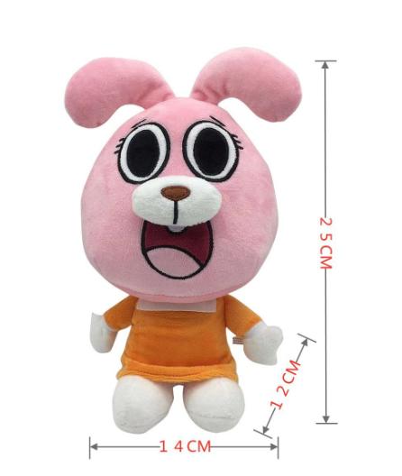 25cm Cartoon-Hase Plüschtiere Süßes Katzen-Stofftier Geburtstagsgeschenk Geschenke für Neujahr Weihnachten