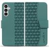 Wallet Case for Galaxy S26+ - Leather/PU, Green, With Lanyard