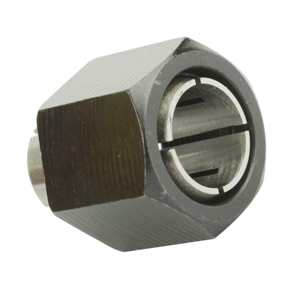 Steel Router Collet Replacement Silver Carving Machine Collet Durable Router Collet  Worker