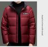2025 Men's Winter Hooded Short Down Jacket - 90% Duck Down Casual Outerwear