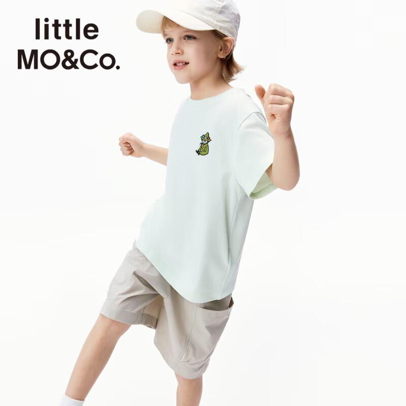 little MO&Co. Moomin Collaboration Cool-Dry Kids Embroidered Short Sleeve T-Shirt 140