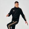 adidas Ensemble de sport décontracté unisexe avec haut à col montant et logo à manches longues et pantalon confortable à taille moyenne élastique TR30JT-BG+TR30P1R-BG
