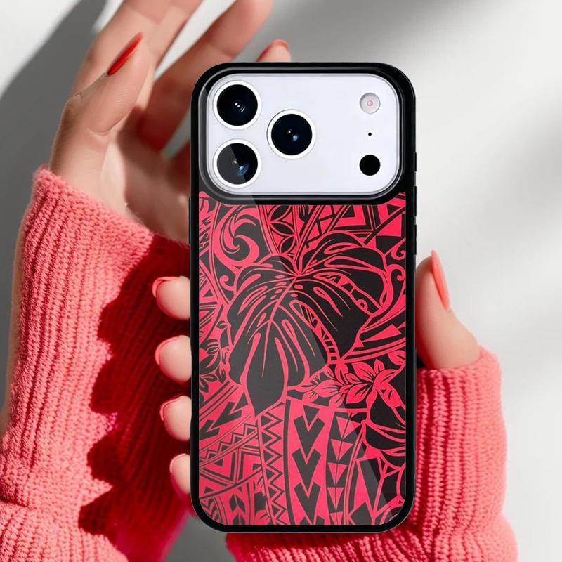 Maori Polynesian Samoan Tribal Phone Case for iPhone 17 16 15 14 13 Pro Max Back Cover for 12 11 Pro Coque