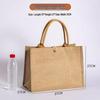 Sac fourre-tout en toile de jute: Sac de courses en jute peint à la main DIY, Lin polyvalent graffiti