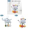 Baby Elephant Rattle Toy With Soft Plush Material For Newborns And Toddler Development