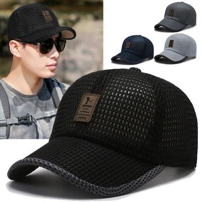 1Pc Adjustable Mens Women Mesh Breathable Baseball Sports Cap Sun Hat New