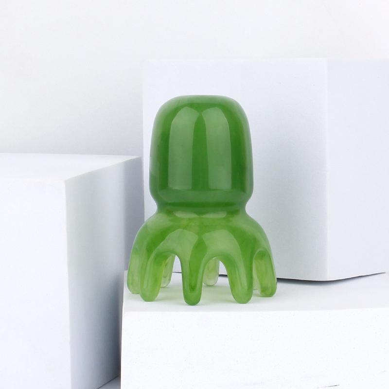 

Head Octopus Comb Resin Meridian Acupoint Scraping Scalp Stick For Face Body Massage Brush Acupuncture SPA Gua Sha Beauty Tools