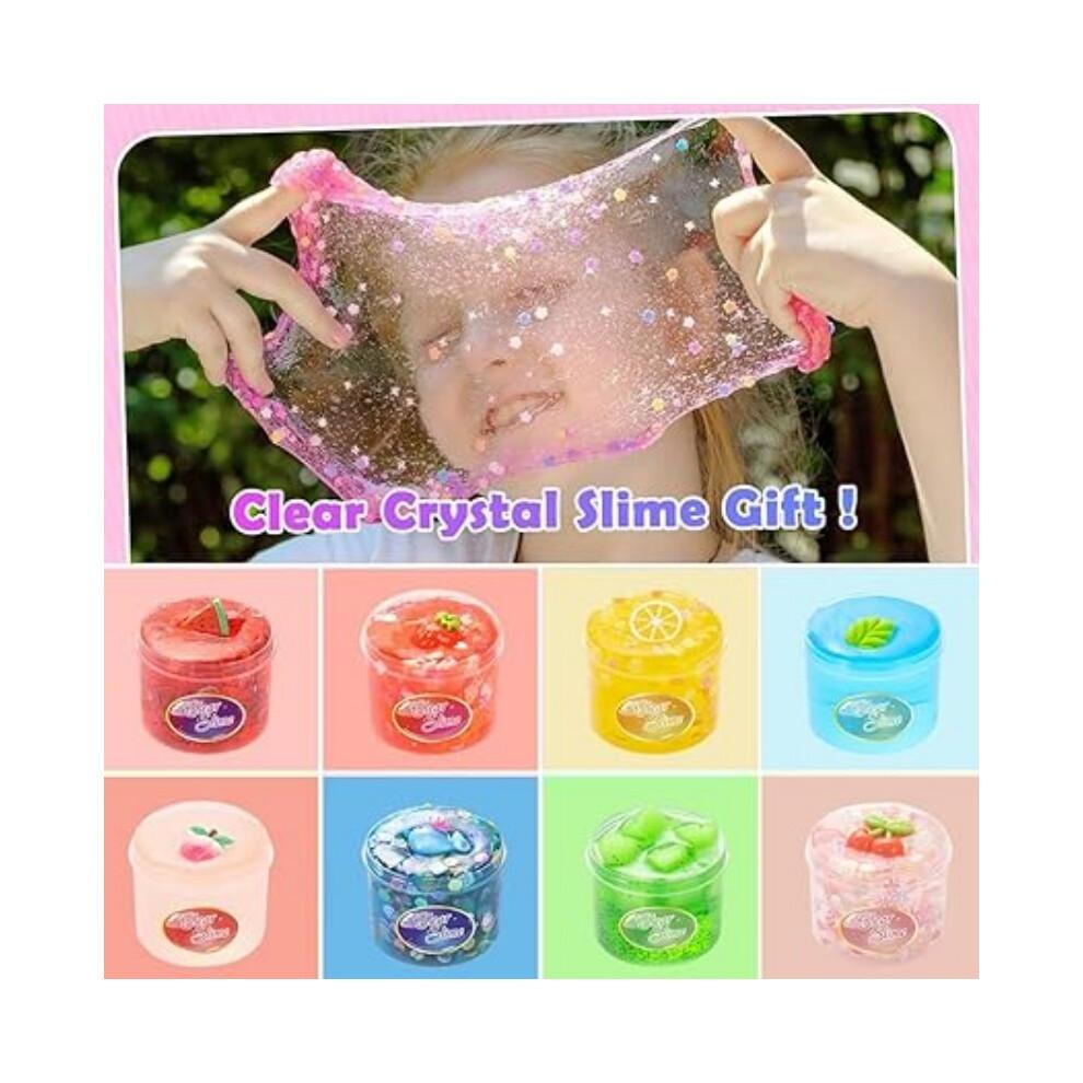(Full 6pcs Set) Soft Non-Sticky Butter Slime Ice Cream Decorations 70ml Scented Toys DIY Cloud Slimes For Girls and Boys