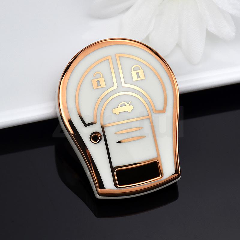 2/3/4Button Car Key Case Cover For Nissan March Tiida Altima Armada Cube Juke Maxima Pathfinder Rogue Shell Fob Holder Protector