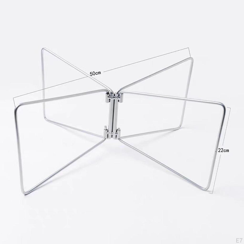 Foldable Cooler Stand Camping Furniture Portable Lightweight Fridge Ice Box Holder for Household