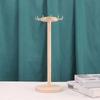 Display Stand Necklace Earrings Holder Solid Wood Jewelry Storage Rack Jewelry Organizer  Vertical