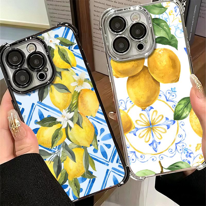 Summer Fruits Lemon Soft Phone Case For Xiaomi Poco X7 X8 Pro Max X6 X5 X3 F8 Ultra F7 M8 M7 M5S Redmi 15C 15A 15 14C 13C 12C 13