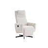 Comfortable Recliner with Flat Recline Function, Swivel Chair and Lounger, Beige