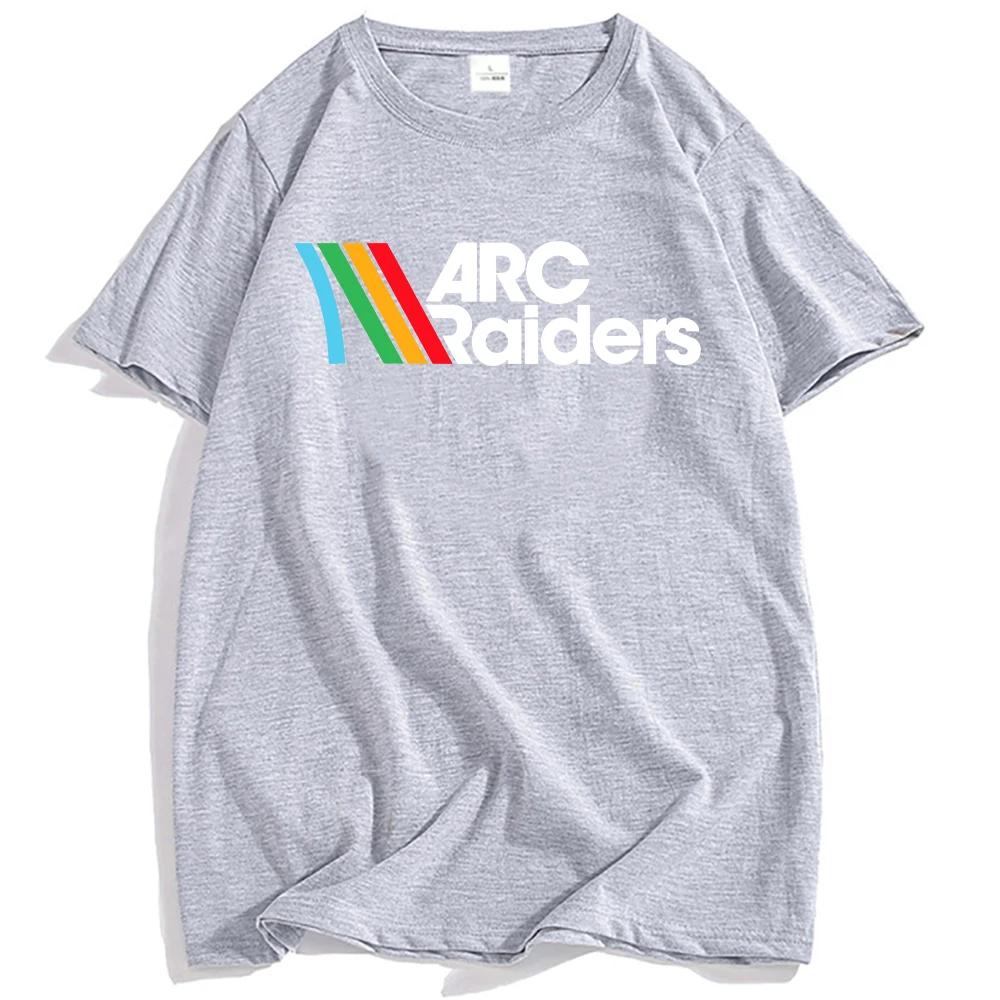 Game ARC Raiders Printing Tshirt Oneck Short Sleeve Cotton Male Tshirts Unisex Streetwear Loose Casual Men Women T Shirt Tees