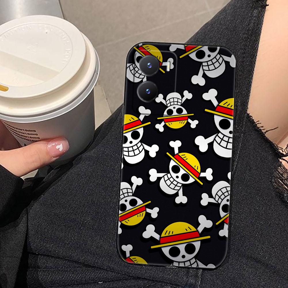 One Piece Luffy Logo Hat Phone Case For VIVO V60 V50 V40 LITE S1 V17 V20 SE V21 V23 V23E V25 V25E V27 V27E V29 V29E V30 Case