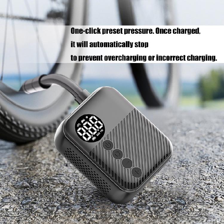 Rechargeable Car Air Compressor Portable Car Tire Inflator Pump With Digital Display Handheld Bicycles Air pumps