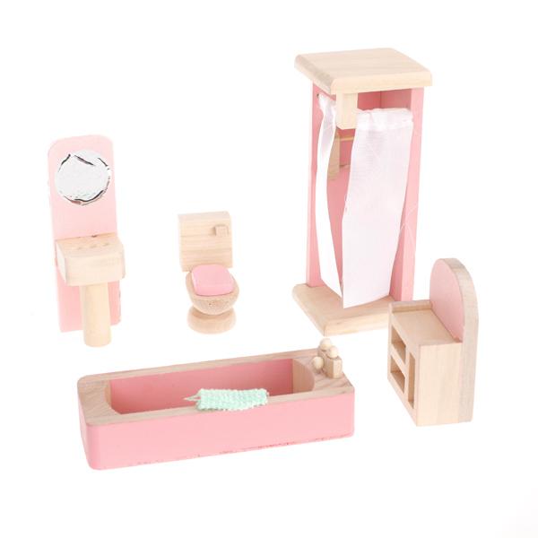 1/12 Dollhouse Miniature Wooden Furniture Bedroom Living Room