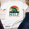 MILF-Man I Love Frogs Funny Saying Frog-Amphibian Lovers Unisex T-shirt