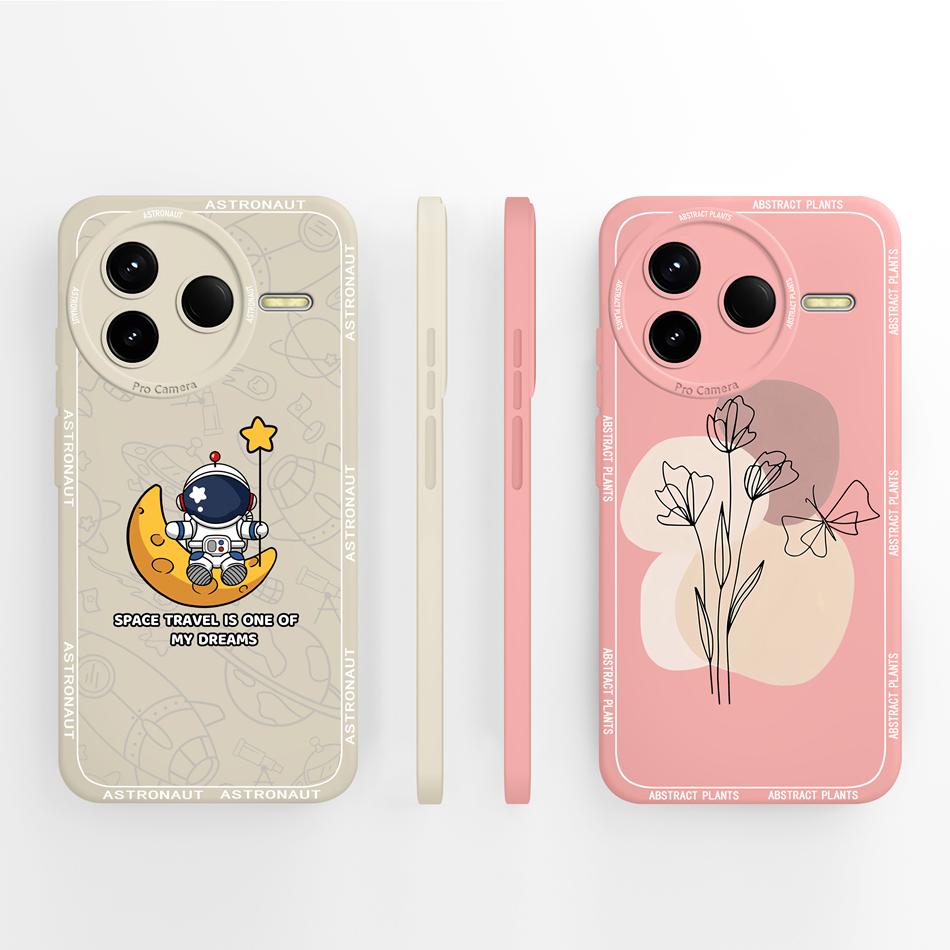 For Poco F7 Ultra / F7 Pro Case Cute Panda Soft Liquid Silicone Lens Protection Back Covers For Poco F 7 Ultra PocoF7 Pro Funda