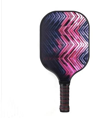 Pickleball Racket Carbon Fiber Fiberglass Plate Racket Hole Ball