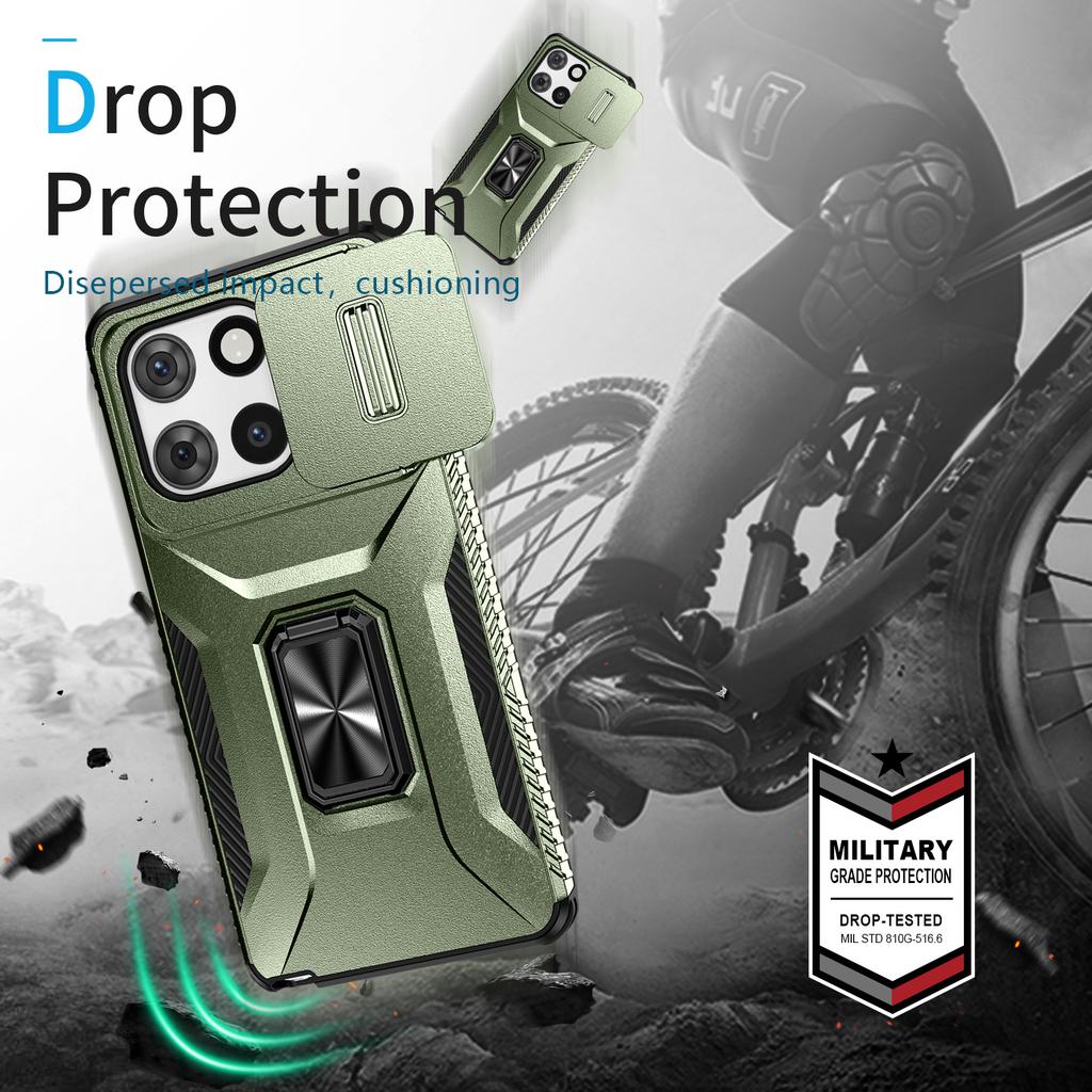 For Motorola Moto G Stylus 5G (2025) Case Camshield Kickstand TPU + PC Anti-Slip Phone Cover