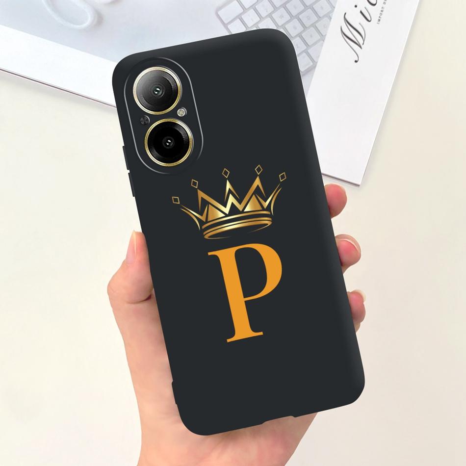 Fashion Letter Case For Realme C67 4G Soft Silicon TPU Protective Cover For RealmeC67 C 67 4G RMX3890 Phone Cases