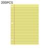 200 Sheets Loose Leaf Paper 8'' X 10.5'' College Ruled Filler Notebook Paper 3-Hole Punched Binder Lined Paper for 3 Ring Binders