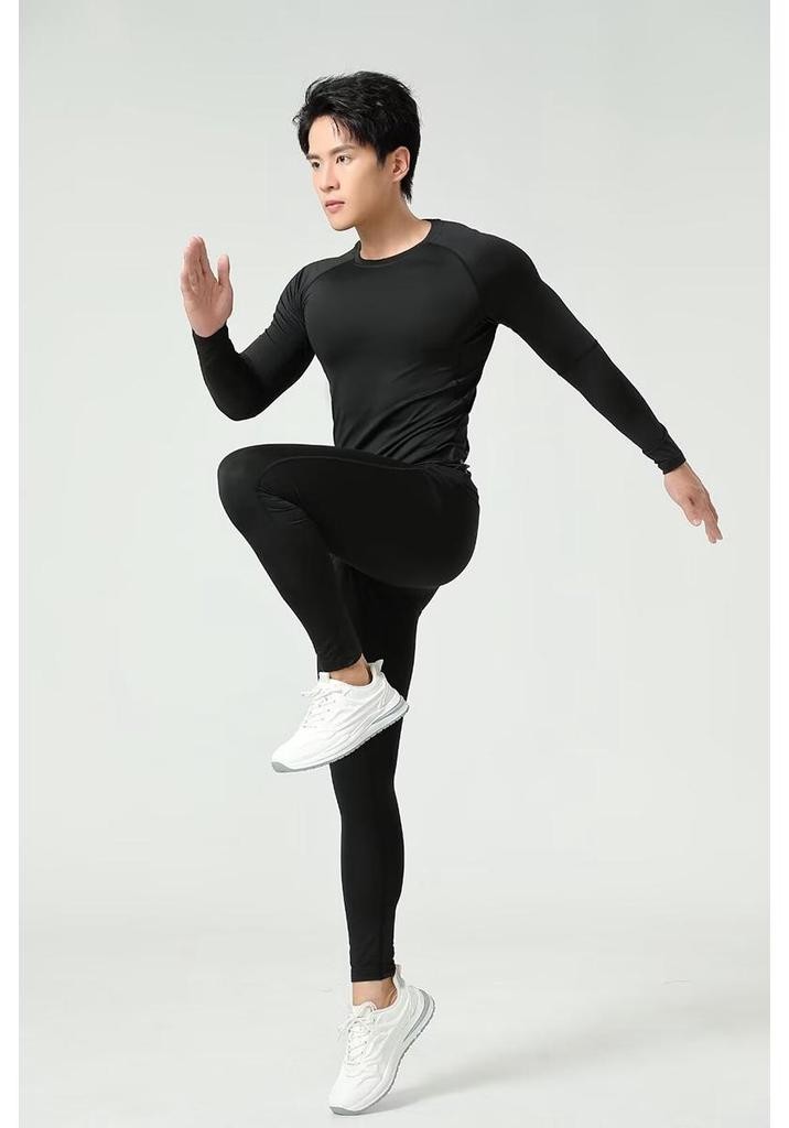2024 Autumn Quick-Dry Long Sleeve Sportswear Set for Adults & Kids