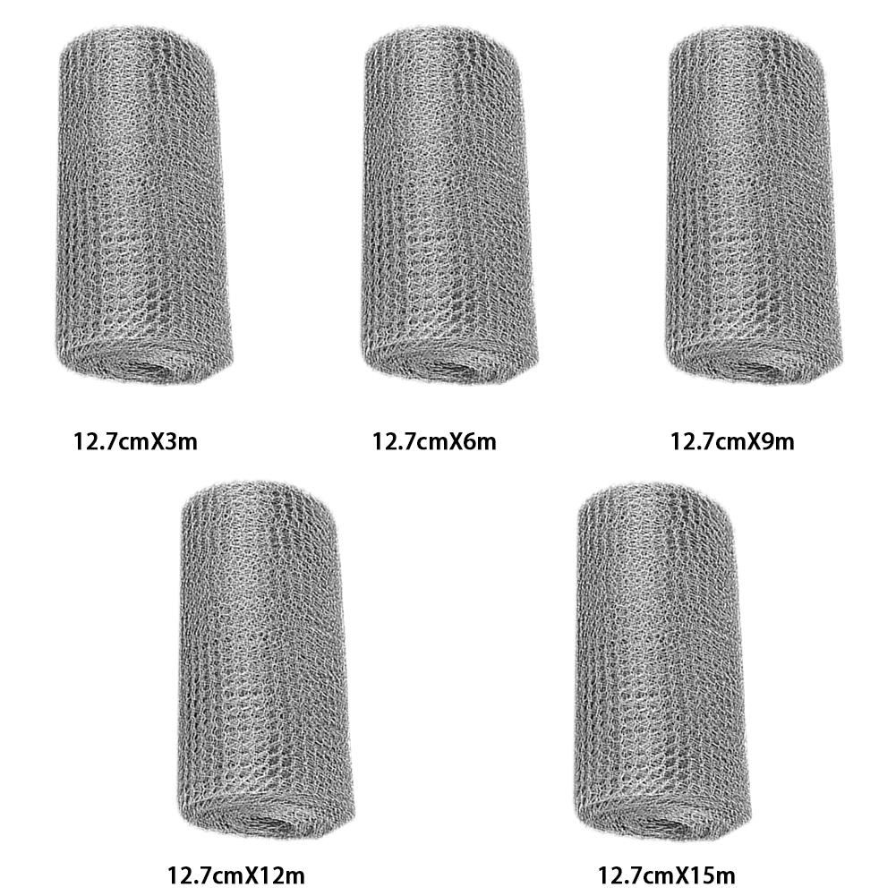3/6/9/12/15M Filter Wire Mesh Rabbit Rodent Protection Stainless Steel Mesh Vole Mesh for Hole Filler Protect Seedlings & Seeds