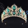 Water Drop Shape Tiara Hair Crown Rhinestone Bridal Wedding Crown Hair Accessories  Party Event
