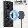 360° Rotating Ring Stand Phone Case for Samsung Galaxy Z Fold 7 6 5 Busine Magnetic Wireless Charging Carbon Fibre Protect Cover