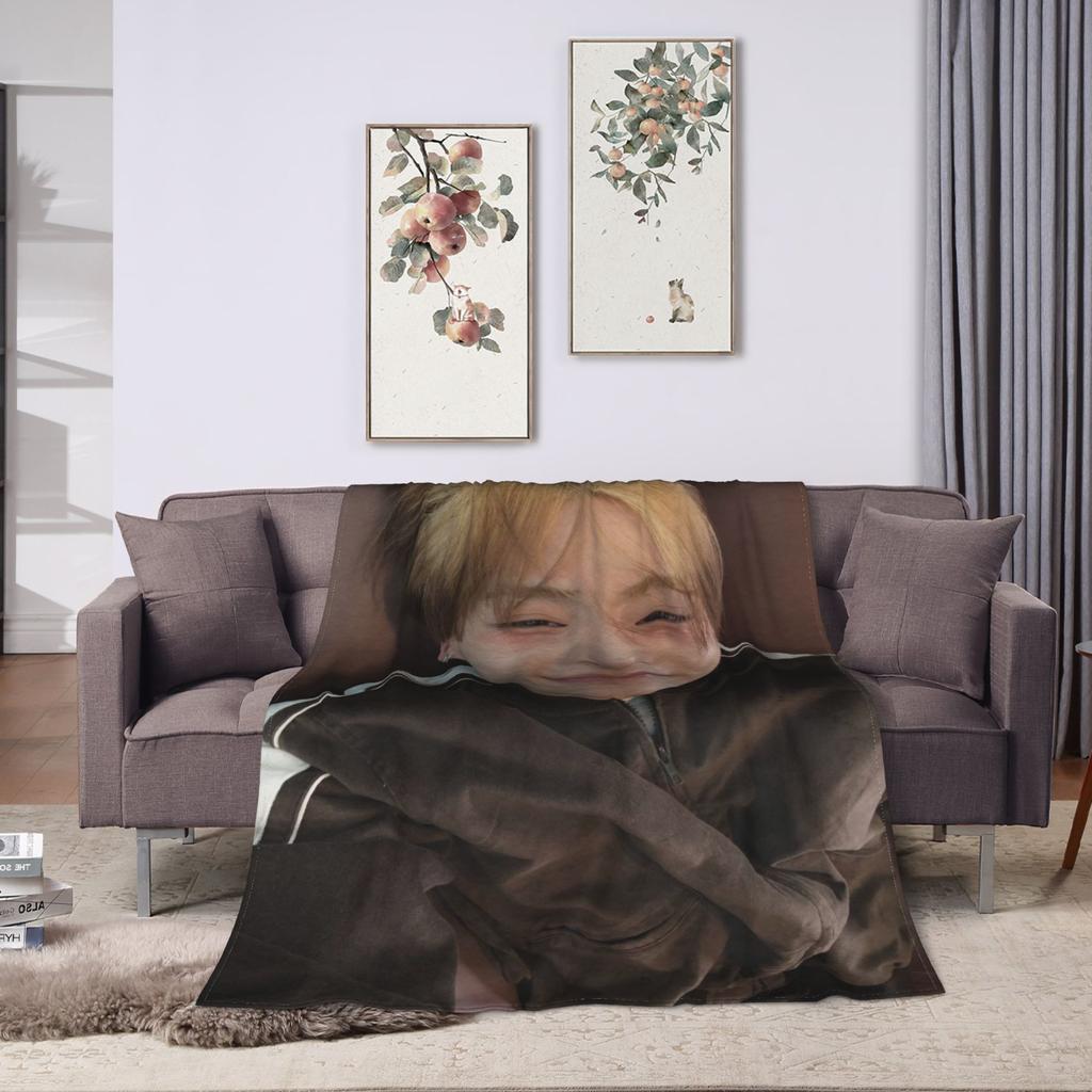 Soft Comfy Blanket Travel Ald1 Sangwon Bedding Throws Graphic Bedspread For Home Decor
