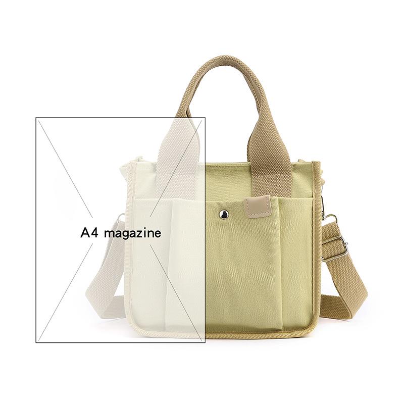 High-value New Canvas Bag Durable Lunch Bag Handbag Large Capacity Ladies Tote Bag