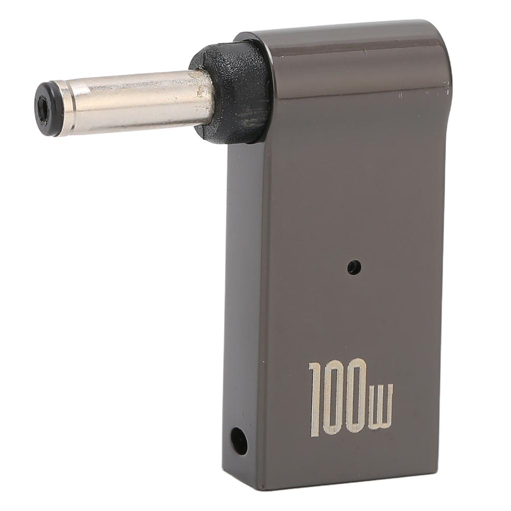 Type C Female to Male Adapter 100W 5A Aluminum Alloy PD Laptop Charging Adapter for Lenovo 4.0mm 1.35mm