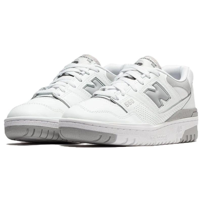 New Balance 550 BB Women Gray White Low Top Retro Basketball Shoes BBW550BB