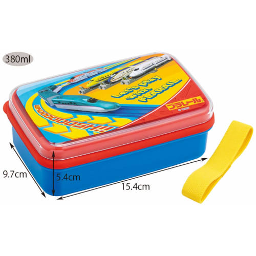 Skater Plarail 20 Bento Box with Seal Lid, Chopsticks, and Belt, 380ml, SSL4