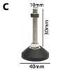 M8 M10 M12 Adjustable Leg Thread Type Adjustable Levelling Feet Swivel Base Articulating Leveling Legs Furniture Support Leg New
