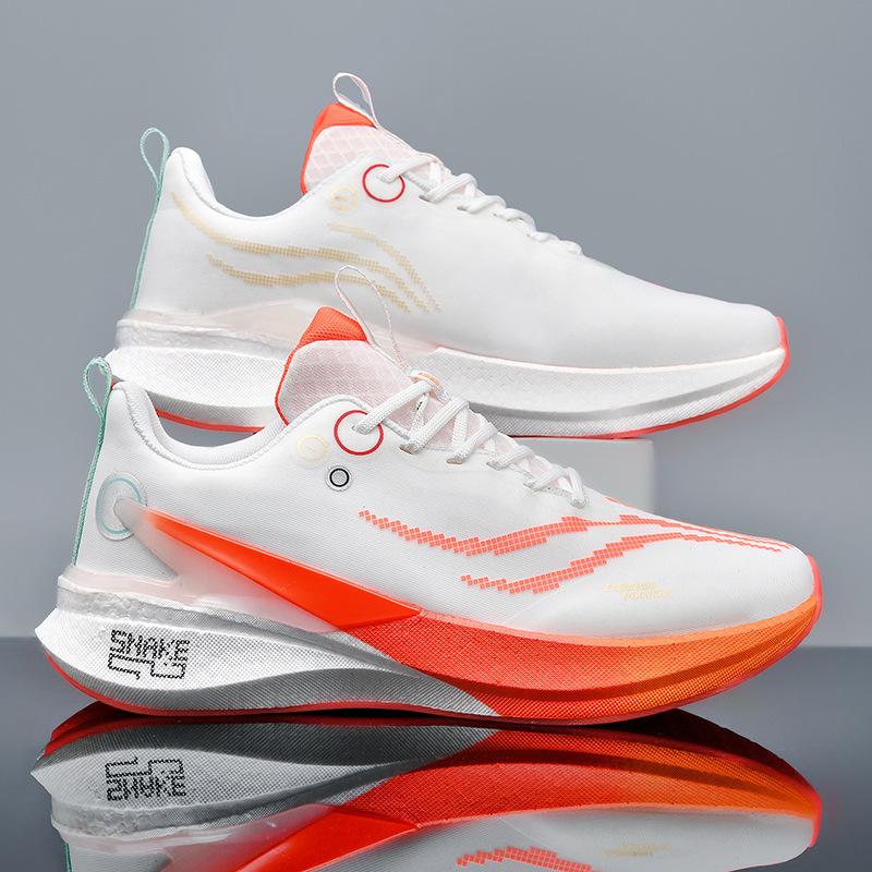 Running Shoes Men's Red Rabbit 8pro New Ultra-light Carbon Board Professional Air Cushion Racing Sports Training Sports Running Shoes Shock Absorption