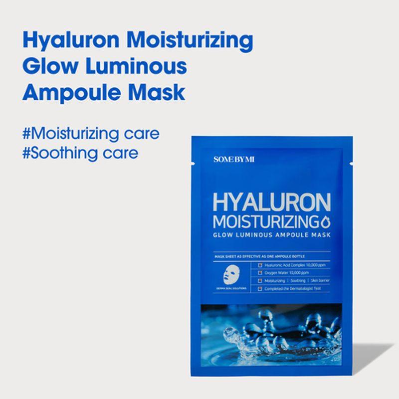 [SOME BY MI] Hyaluron Moisturizing Glow Luminous Ampoule Mask (1ea)