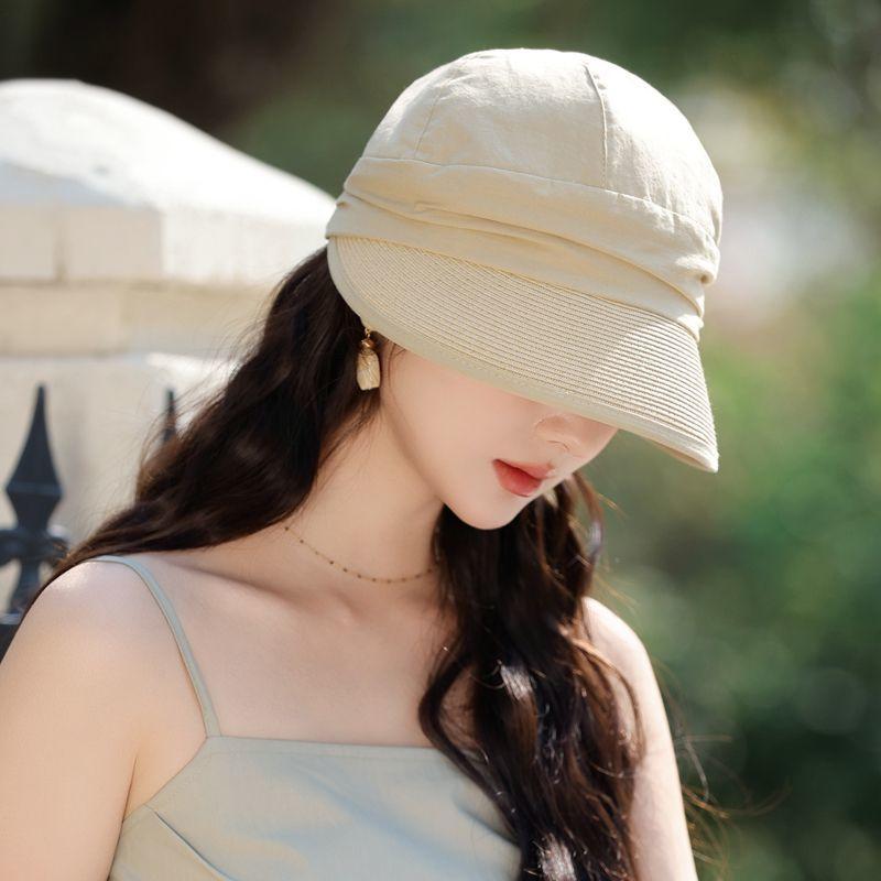 Women'S Quick-Dry Sun Hat with Large Brim for UV Protection - Fashionable Fisherman Cap,for Spring/Summer Outdoor Activities