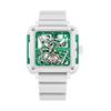 WM Watch Stainless Steel Automatic Mechanical Man Watches Limited Mahjong Series Square Skeleton Welly Merck Watch Men WM091