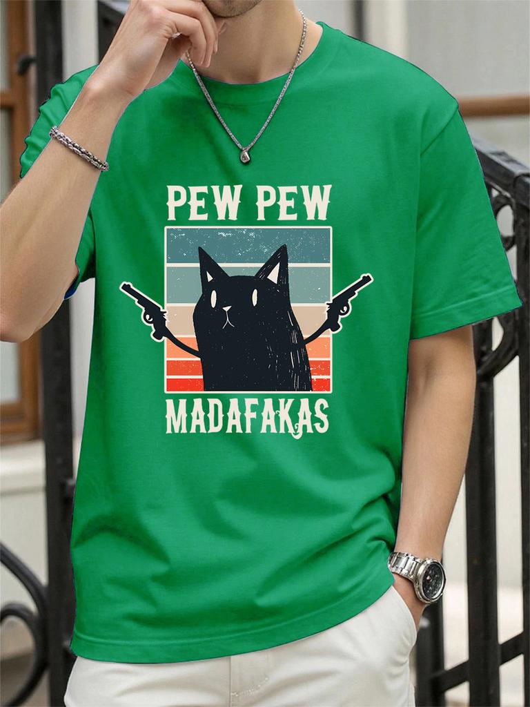 Pew Pew Madafaks Cute Funny Printing TShirt Women Cotton Summer Short Sleeve Comfortable Soft ONeck Tops Street Womans Clothes