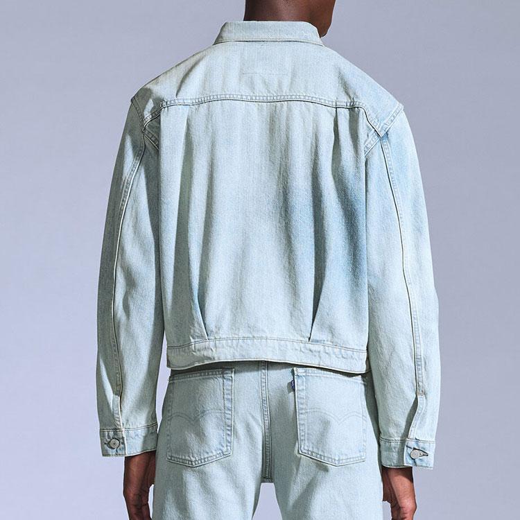 Levis Bluetab™ Series Ss25 Bluetab™ Series Single Pocket Design Button Closure Denim Jacket Men jackets Light-Blue A9137-0001